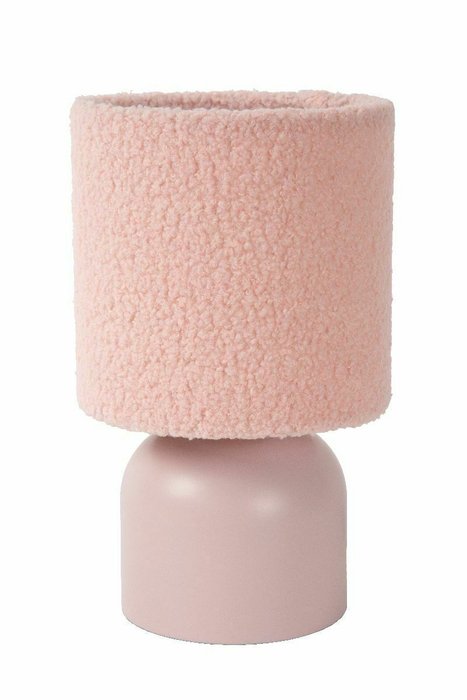Настольная лампа Woolly 10516/01/66 (ткань, цвет розовый) - купить Настольные лампы по цене 6490.0