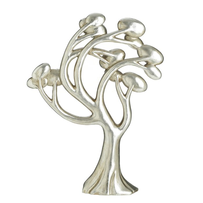 Декор настольный Tree серебряного цвета  - купить Фигуры и статуэтки по цене 3680.0
