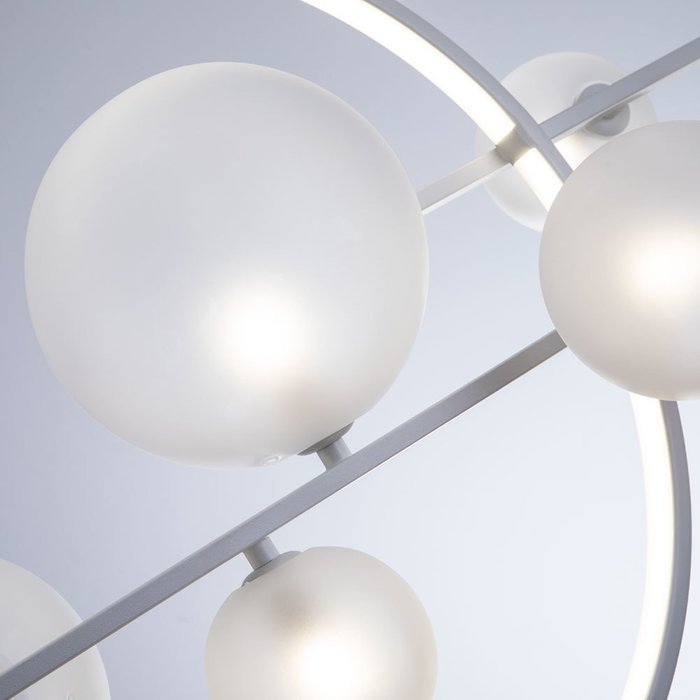 Подвесной светильник Saturn белого цвета - купить Подвесные светильники по цене 28690.0