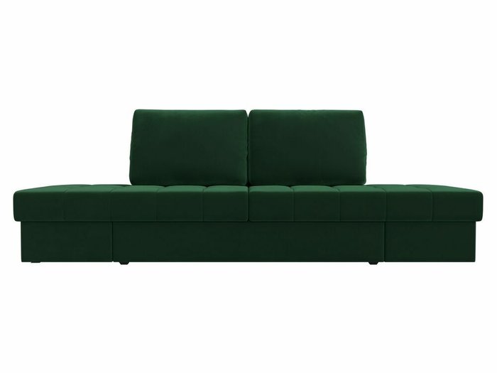 Прямой диван трансформер Сплит зеленого цвета - купить Прямые диваны по цене 41999.0