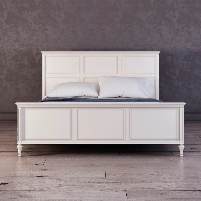 Кровать Riverdi цвета слоновой кости 160х200 - купить Кровати для спальни по цене 167200.0