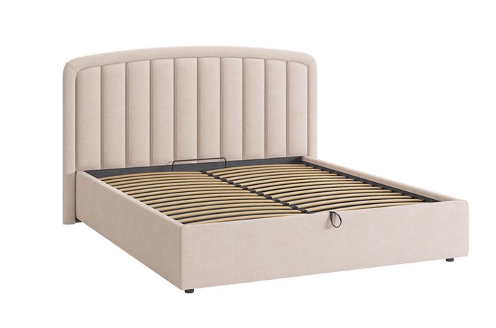Кровать Сиена 2 160х200 кремового цвета с подъемным механизмом - купить Кровати для спальни по цене 35880.0