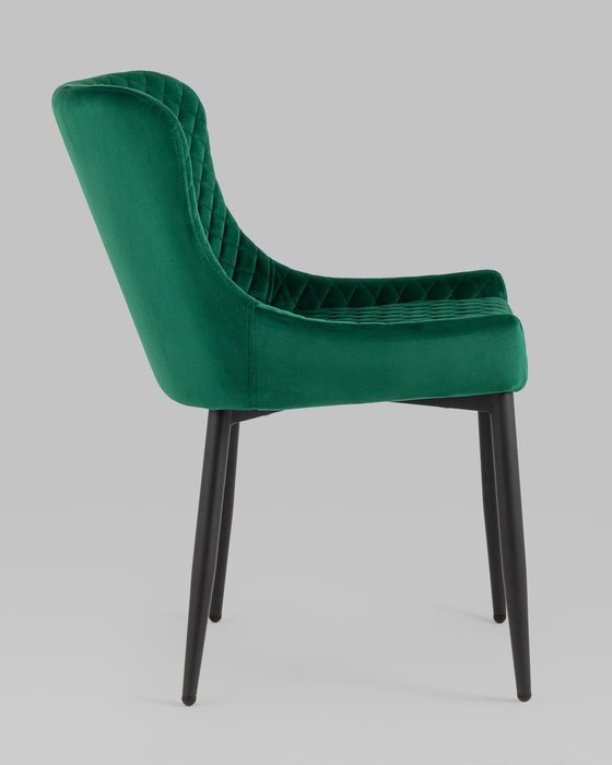 Стул Ститч изумрудного цвета - лучшие Обеденные стулья в INMYROOM