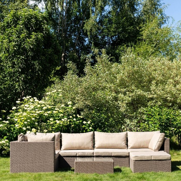 Комплект садовой мебели Annecy коричневого цвета - купить Комплекты для сада и дачи по цене 191290.0