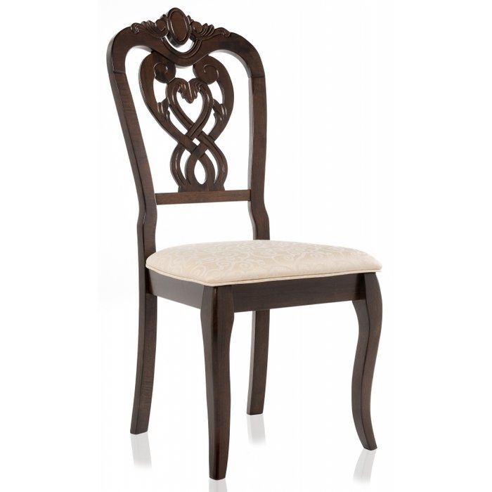 Обеденный стул Rosi cappuccino / brown