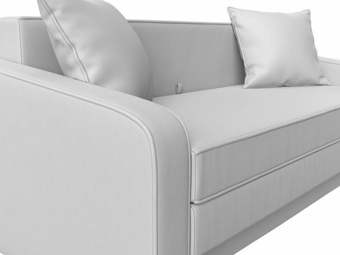 Диван-кровать Лига 013 белого цвета (экокожа) - лучшие Прямые диваны в INMYROOM