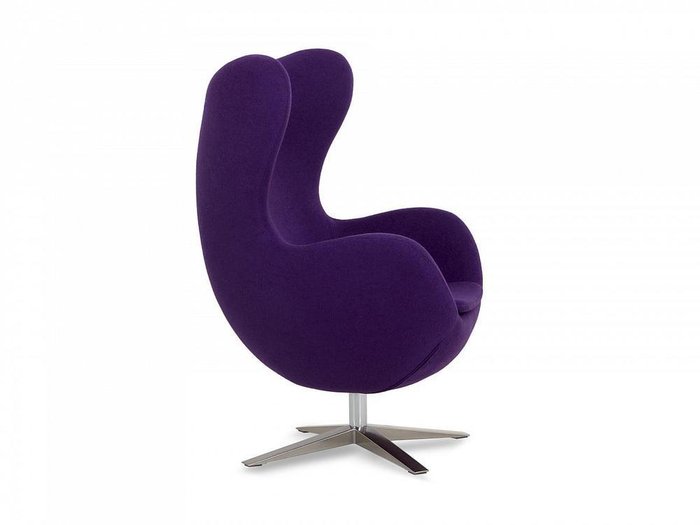 Кресло Egg фиолетового цвета - лучшие Интерьерные кресла в INMYROOM