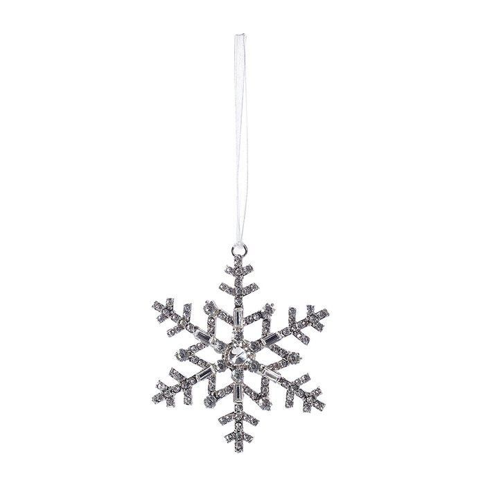 Набор из четырех украшений серебристого цвета - лучшие Елочные украшения в INMYROOM Набор из четырех украшений серебристого цвета - лучшие Елочные украшения в INMYROOM