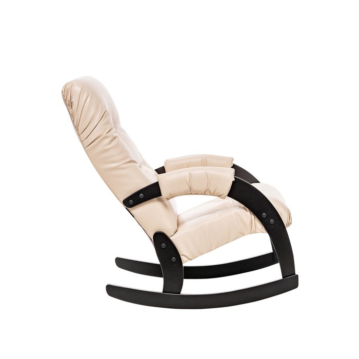Кресло-качалка Модель 67 венге/ Polaris Beige  - лучшие Интерьерные кресла в INMYROOM
