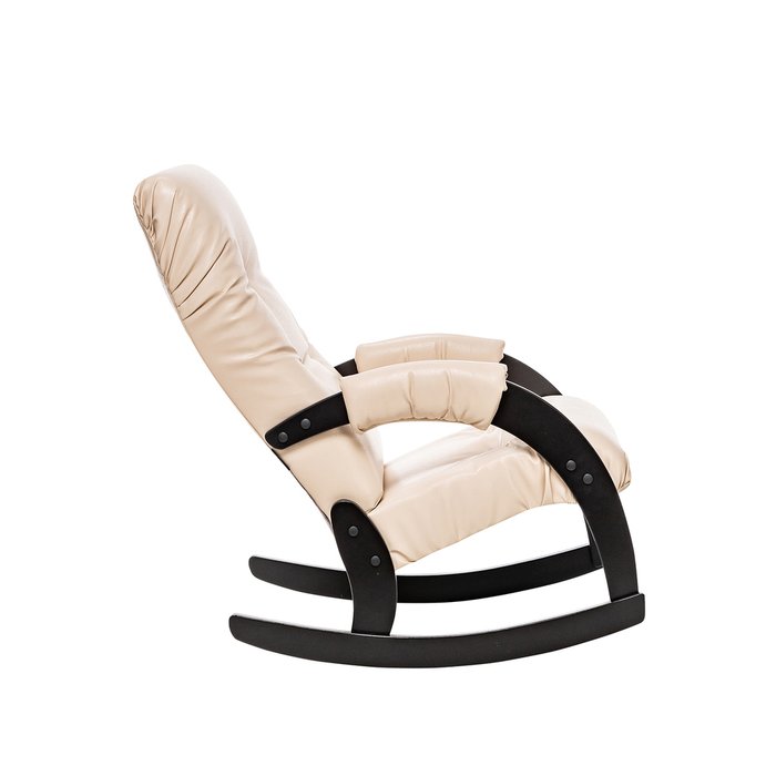 Кресло-качалка Модель 67 венге/ Polaris Beige - лучшие Интерьерные кресла в INMYROOM Кресло-качалка Модель 67 венге/ Polaris Beige - лучшие Интерьерные кресла в INMYROOM