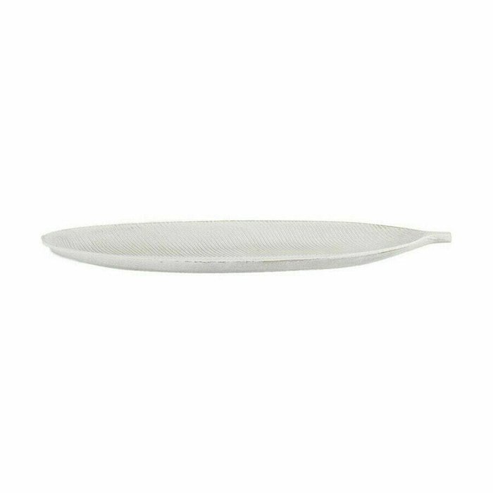 Поднос Белый Деревянный MDF Лист растения 49 x 2,7 x 17,3 cm Декор (6 штук) - лучшие Подносы в INMYROOM