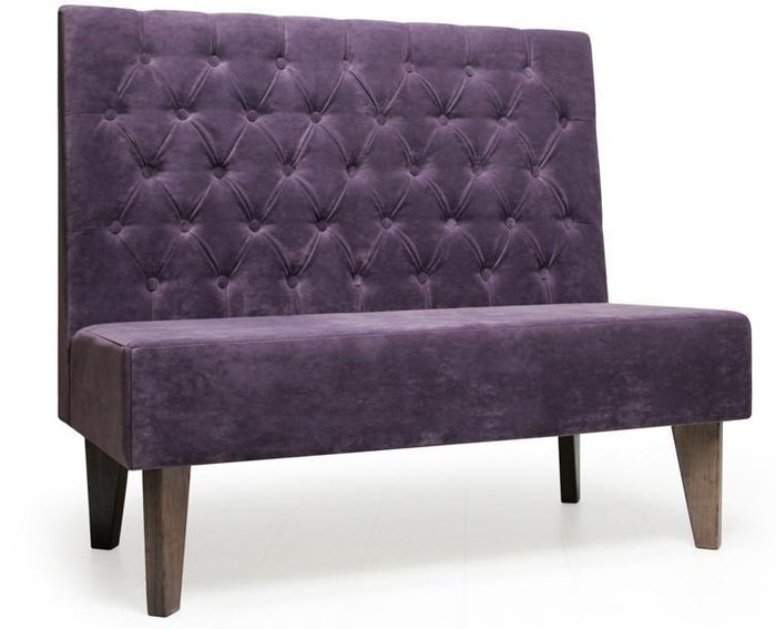 Диван прямой Олфорд (Кармен) Purple фиолетового цвета - купить Прямые диваны по цене 20400.0
