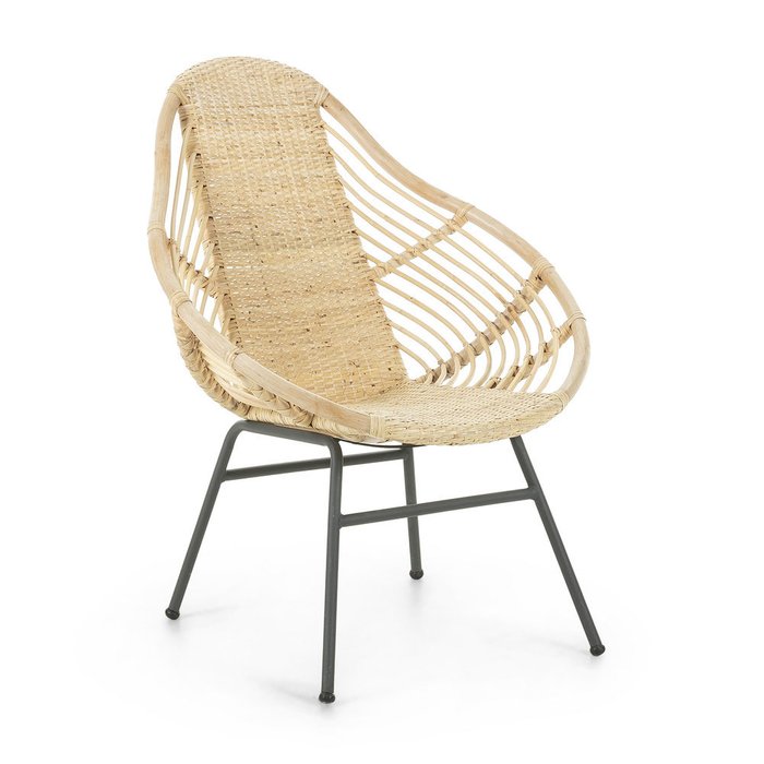 Кресло Collage из натурального ротанга - купить Садовые кресла по цене 27990.0