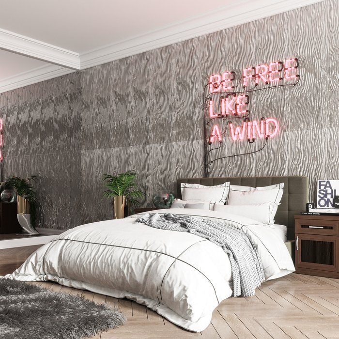 Кровать Инуа 180х200 темно-серого цвета с подъемным механизмом  - лучшие Кровати для спальни в INMYROOM