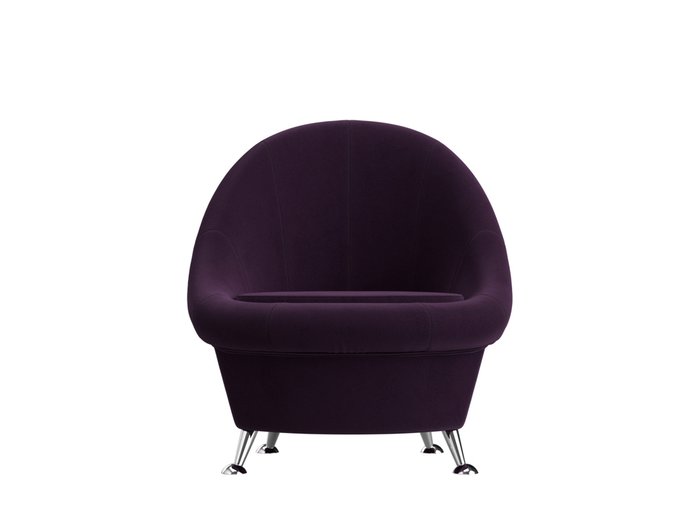 Кресло Амелия фиолетового цвета - купить Интерьерные кресла по цене 20999.0