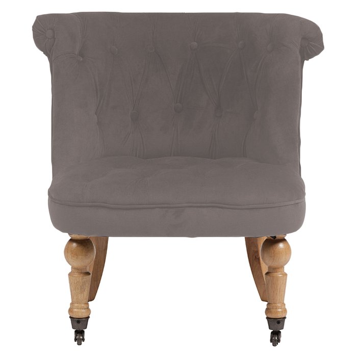 Кресло Amelie French Country Chair Серого цвета
