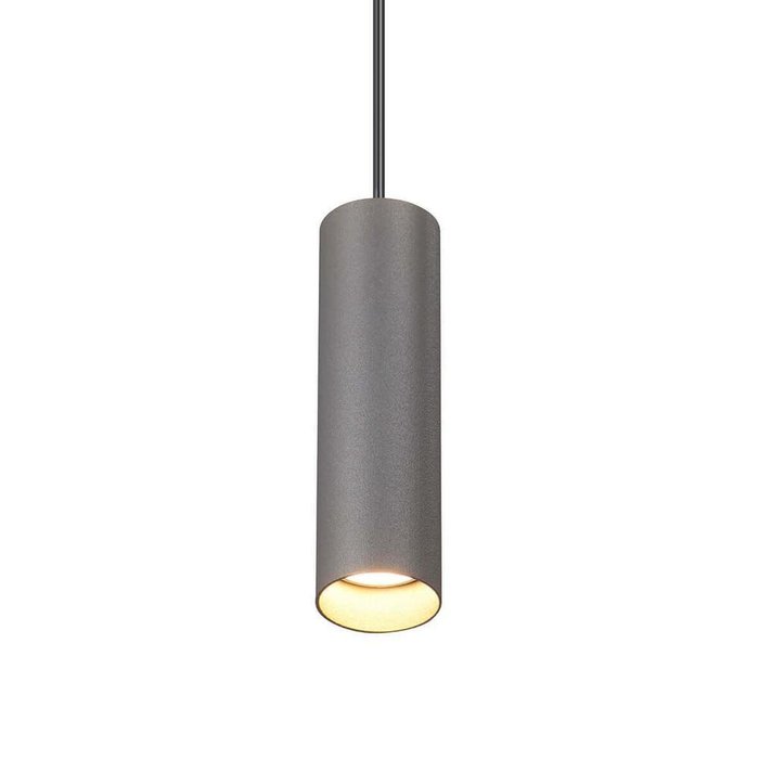 Подвесной светильник из металла серого цвета - лучшие Подвесные светильники в INMYROOM