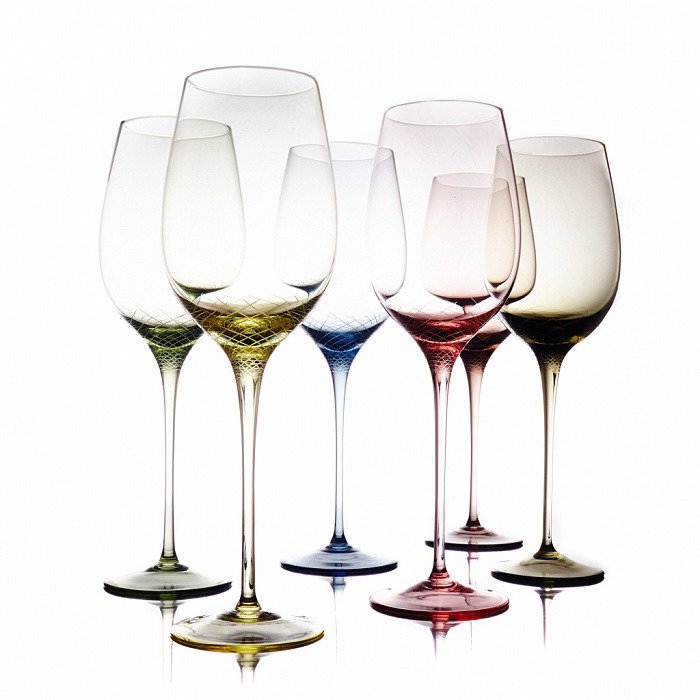 Набор бокалов для белого вина Sera-Irida - лучшие Бокалы и стаканы в INMYROOM