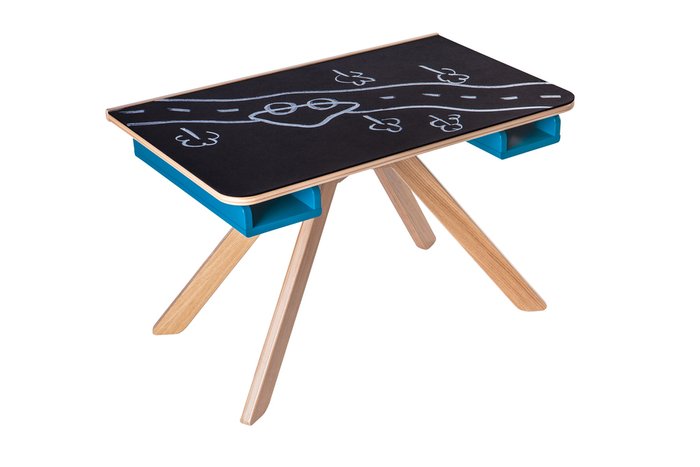 Стол-мольберт "Malevich" синий 1.5-5 лет - купить Письменные столы по цене 25050.0