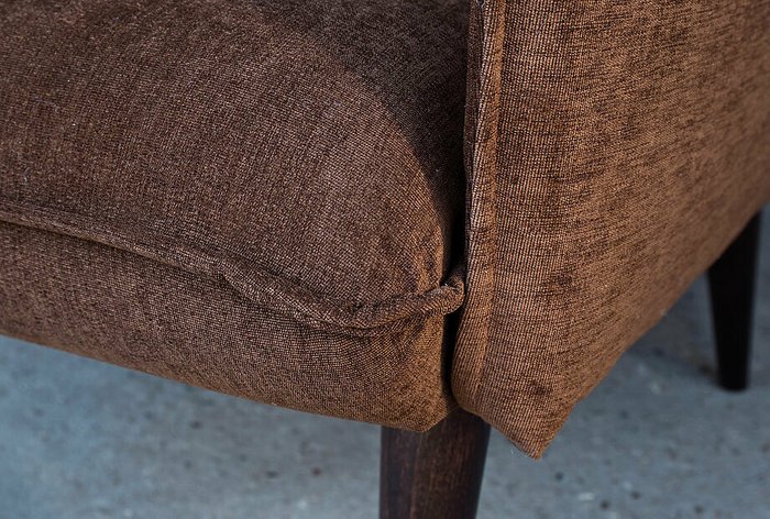 Кресло Стью коричневого цвета - купить Интерьерные кресла по цене 29610.0