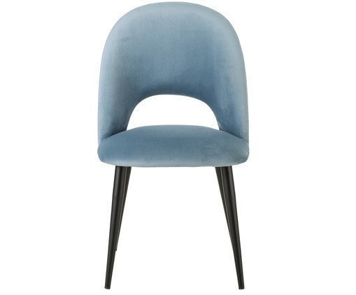  Набор из четырех стульев Pina голубого цвета - лучшие Обеденные стулья в INMYROOM