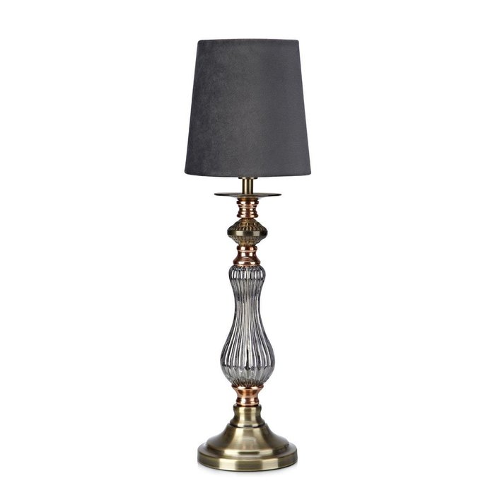 Настольная лампа Heritage с серым абажуром
