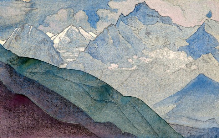 Репродукция картины на холсте Гора Колокола 1932 г.