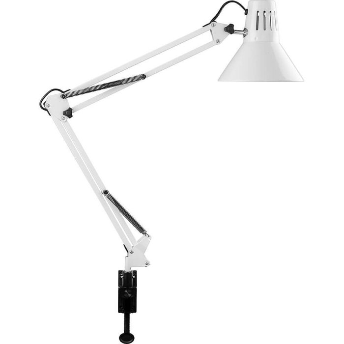Настольная лампа DE1430 24232 (металл, цвет белый)