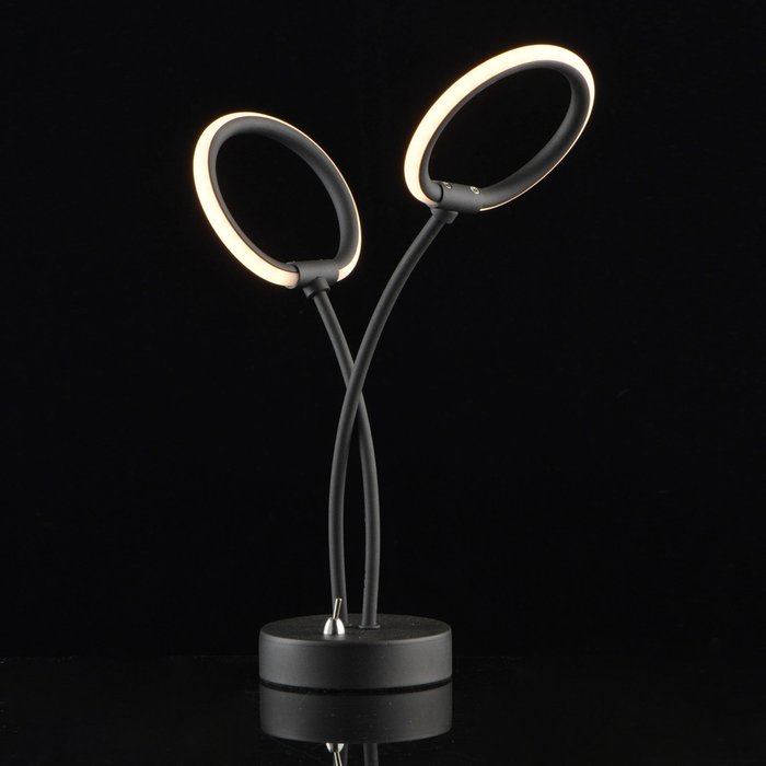  Настольная лампа Этингер черного цвета - купить Настольные лампы по цене 5190.0