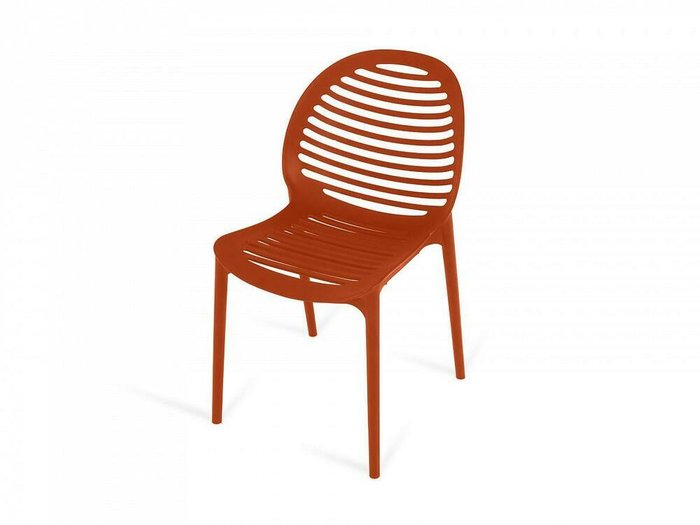 Стул Spike терракотового цвета - лучшие Садовые стулья в INMYROOM