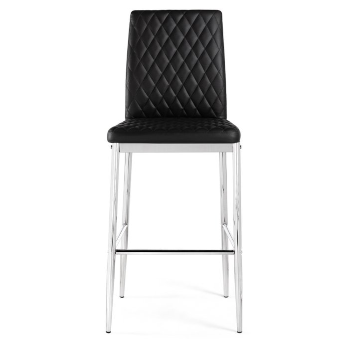 Стул полубарный Teon черного цвета - купить Барные стулья по цене 5050.0