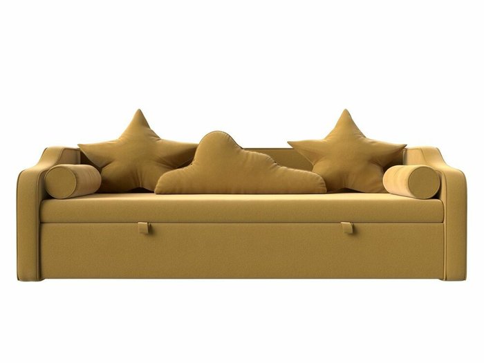 Детский диван-кровать Рико желтого цвета - купить Прямые диваны по цене 36999.0