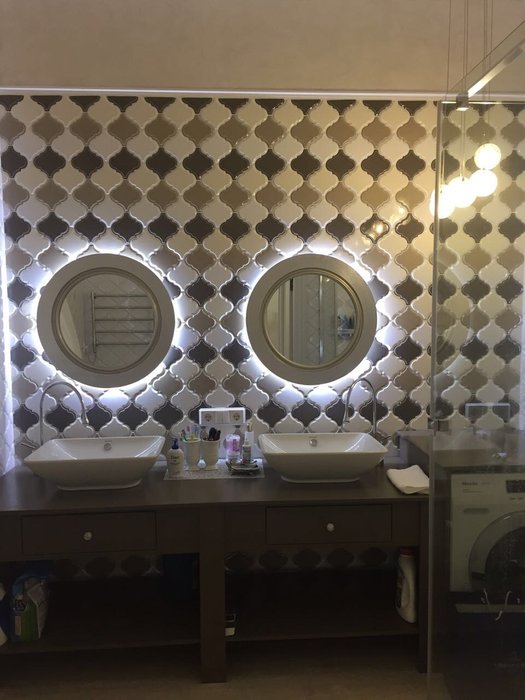 Настенное зеркало Fashion Elegant цвета серебра - лучшие Настенные зеркала в INMYROOM