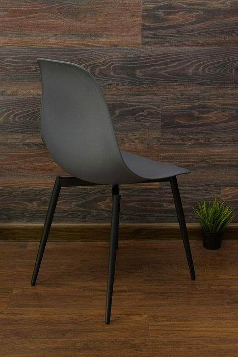 Стул Туссе серо-черного цвета - купить Обеденные стулья по цене 3490.0