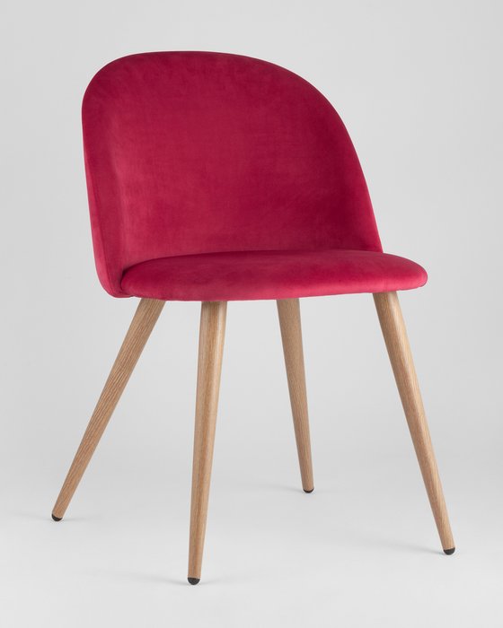 Стул Лион красного цвета - купить Обеденные стулья по цене 10190.0