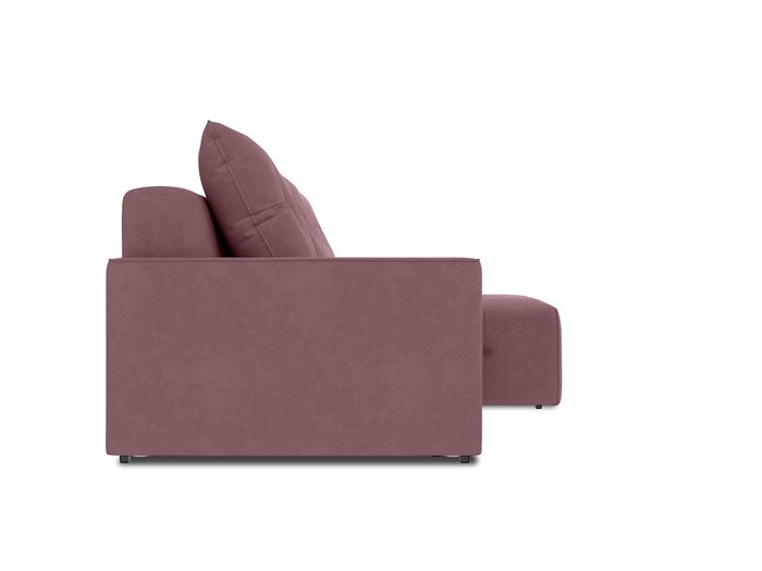 Угловой диван-кровать Bronks темно-розового цвета - лучшие Угловые диваны в INMYROOM