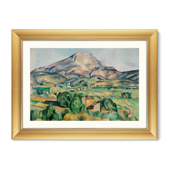 Репродукция картины в раме Mont Sainte-Victoire, 1892г. - купить Картины по цене 16299.0