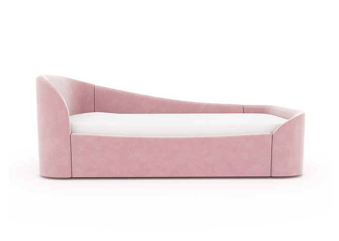 Диван-кровать Kidi Soft с низким изножьем 90х200 розового цвета - купить Одноярусные кроватки по цене 71900.0