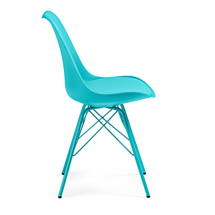 Стильный стул Lars голубого цвета - купить Обеденные стулья по цене 9490.0