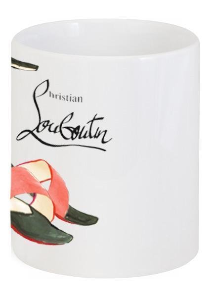 Кружка керамическая Louboutin с рисунком - купить Чашки по цене 1000.0