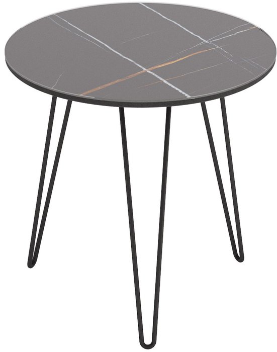 Кофейный стол РИД Glass 530 черного цвета