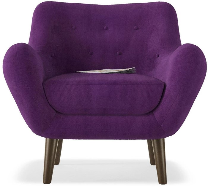 Кресло Элефант фиолетового цвета - купить Интерьерные кресла по цене 20172.0
