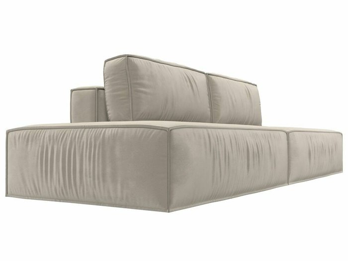 Прямой диван-кровать Прага лофт бежевого цвета - лучшие Прямые диваны в INMYROOM