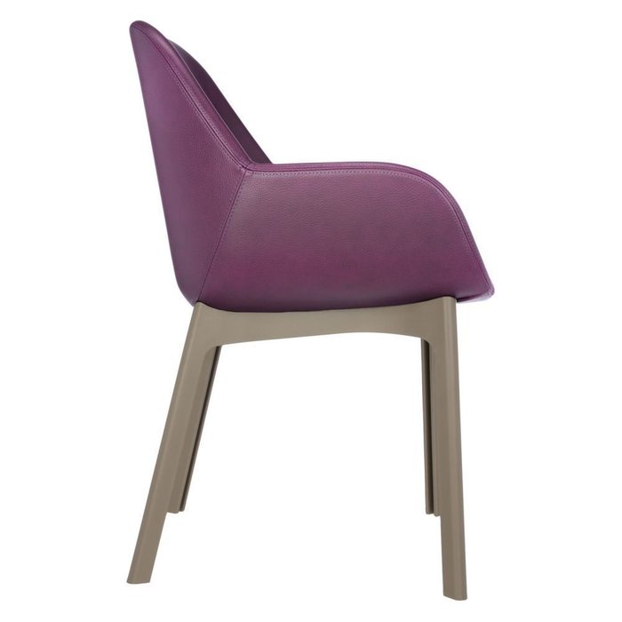Стул Clap бежево-фиолетового цвета - лучшие Обеденные стулья в INMYROOM