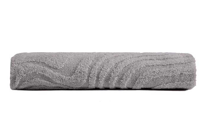 Полотенце Диана 70х140 бежево-серого цвета  - лучшие Полотенца для рук в INMYROOM