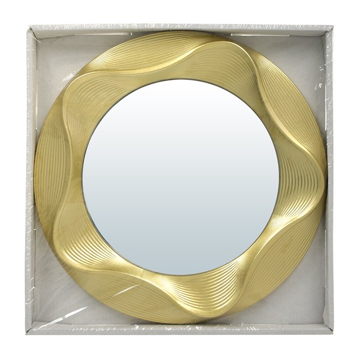 Зеркало настенное декоративное Гавр серебряного цвета - купить Настенные зеркала по цене 426.0