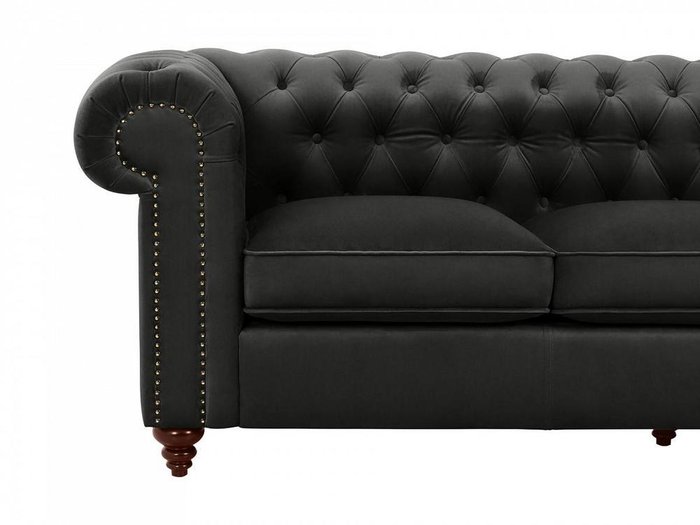 Диван Chester Classic черного цвета - лучшие Прямые диваны в INMYROOM