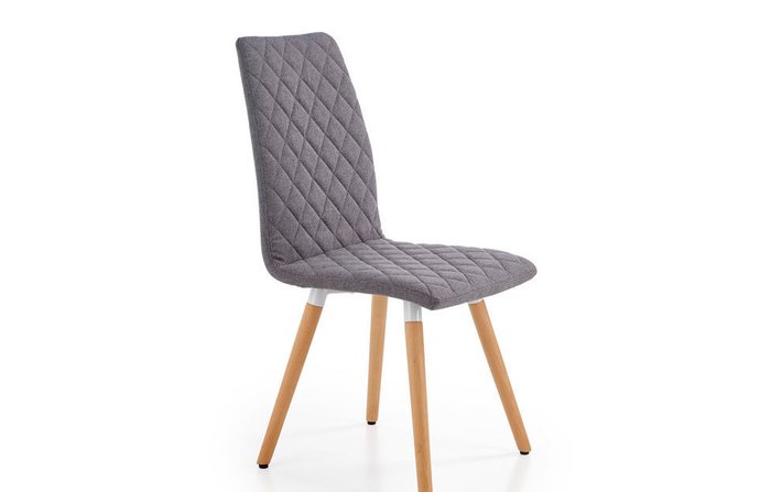 Стул мягкий серого цвета - купить Обеденные стулья по цене 11533.0