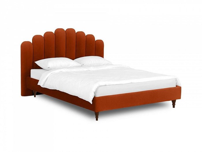 Кровать Queen II Sharlotta L 160х200 терракотового цвета 
