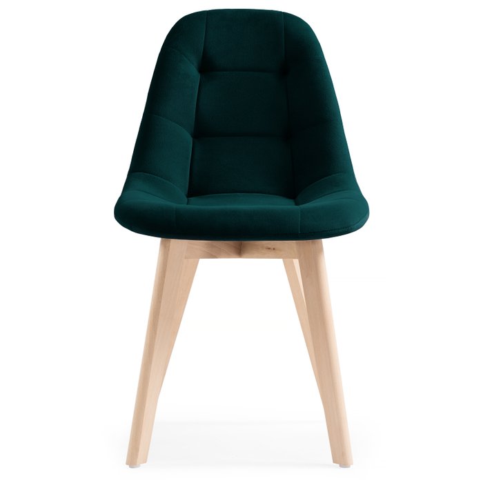 Стул Filip темно-зеленого цвета - лучшие Обеденные стулья в INMYROOM